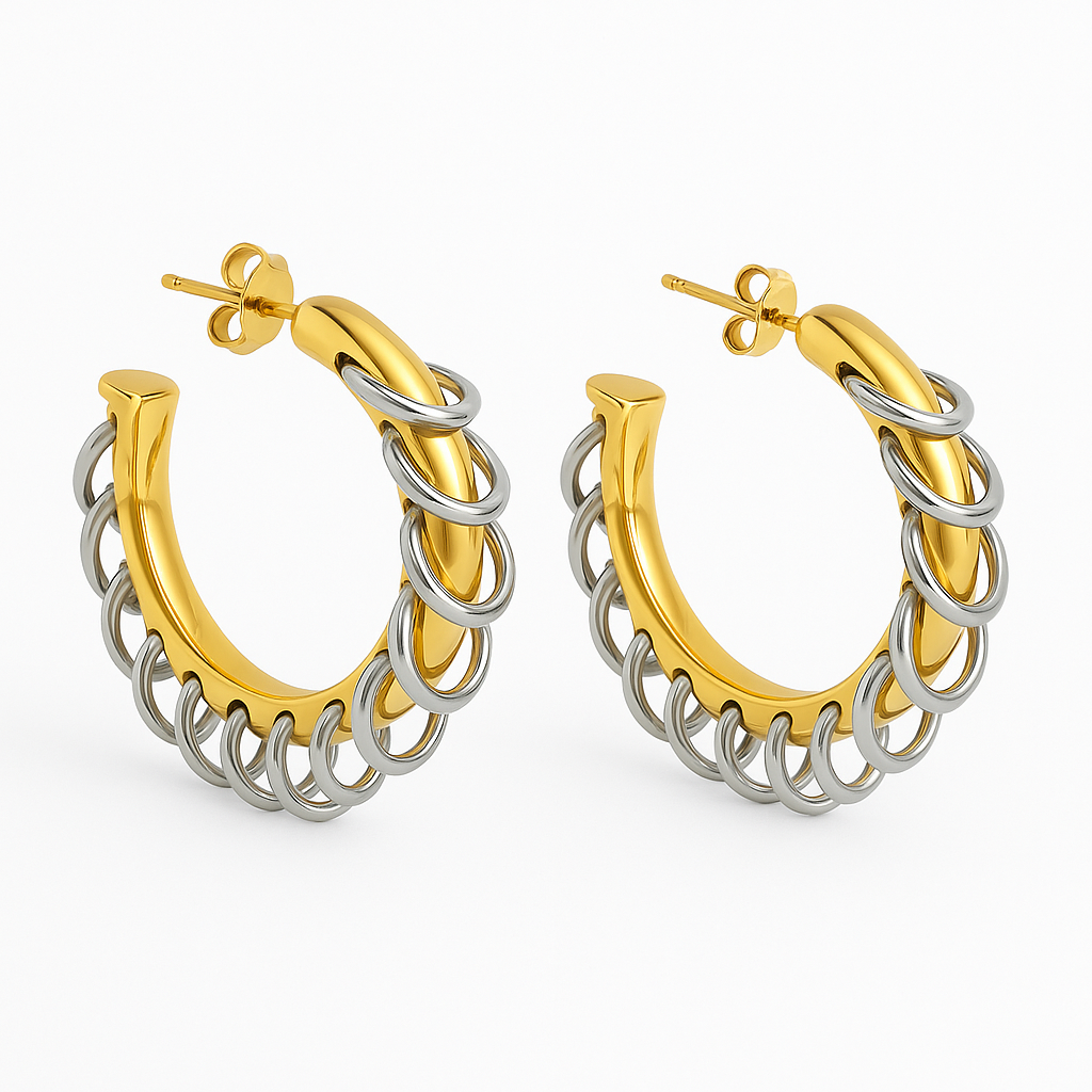Duality Hoop Earrings