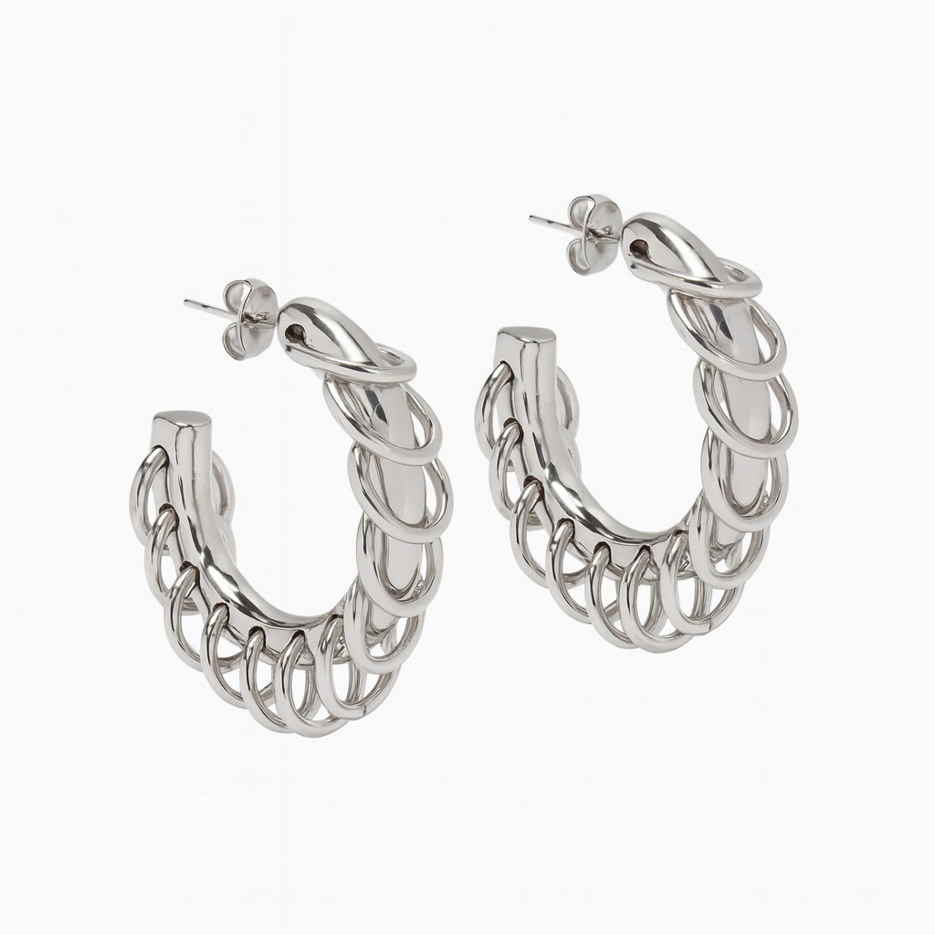 Duality Hoop Earrings