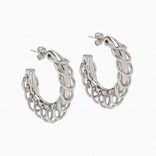 Duality Hoop Earrings