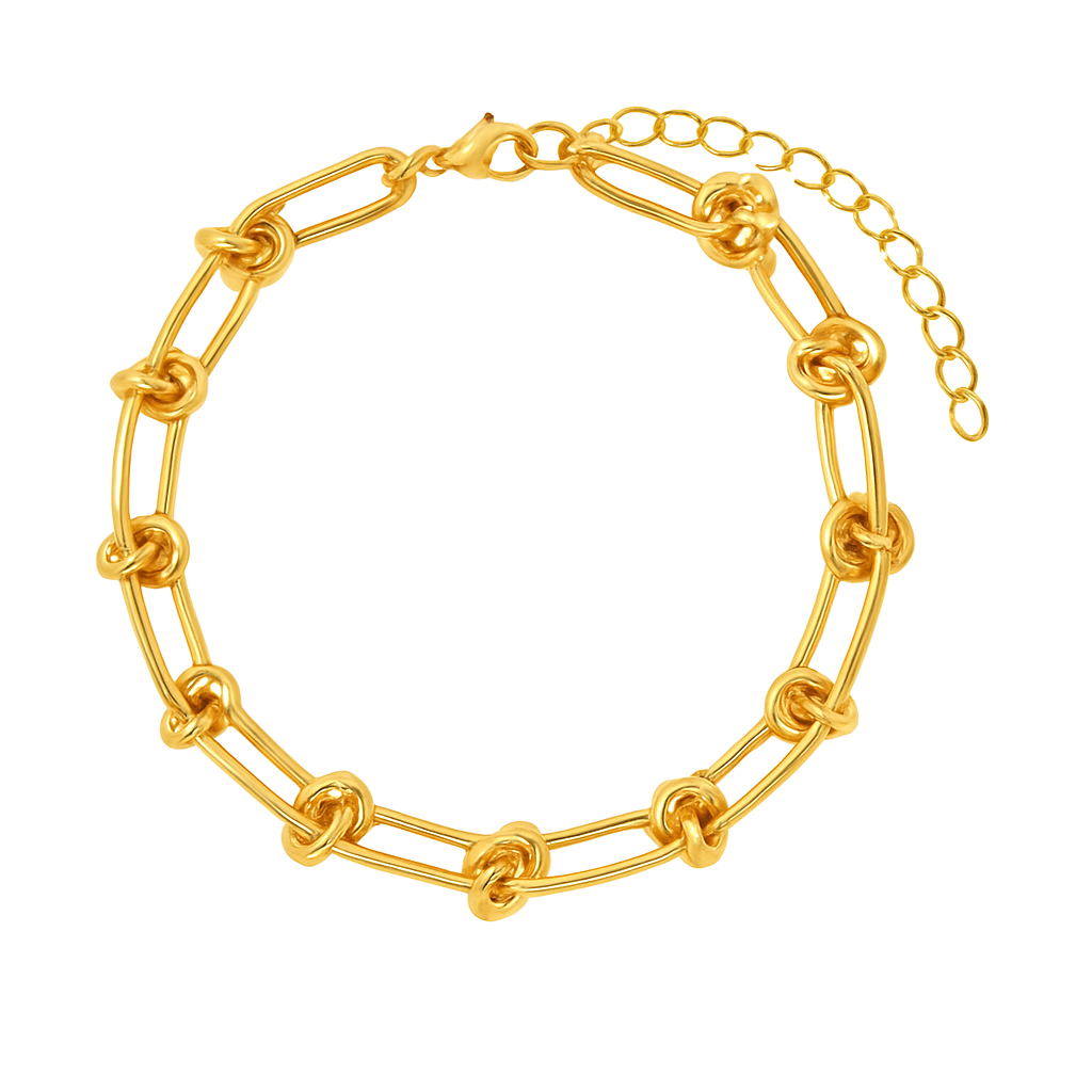 Tied Up Chain Bracelet
